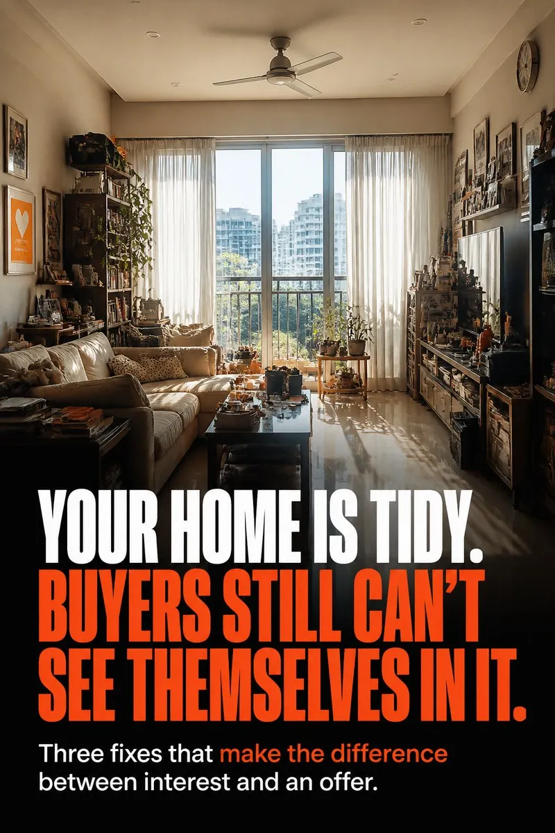 Real ExcuseBee carousel cover: your home is tidy, buyers still can't see themselves in it